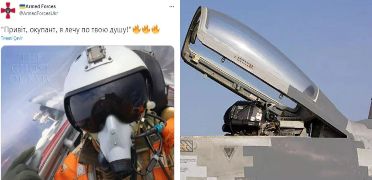 Ukrayna ordusu yayınladı: İşte Kiev'in Hayaleti