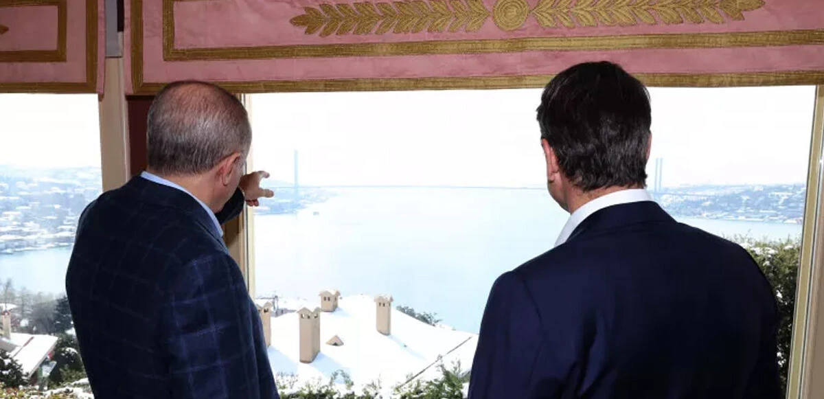 Cumhurbaşkanı Erdoğan, Yunanistan Başbakanı Miçotakis'i kabul etti