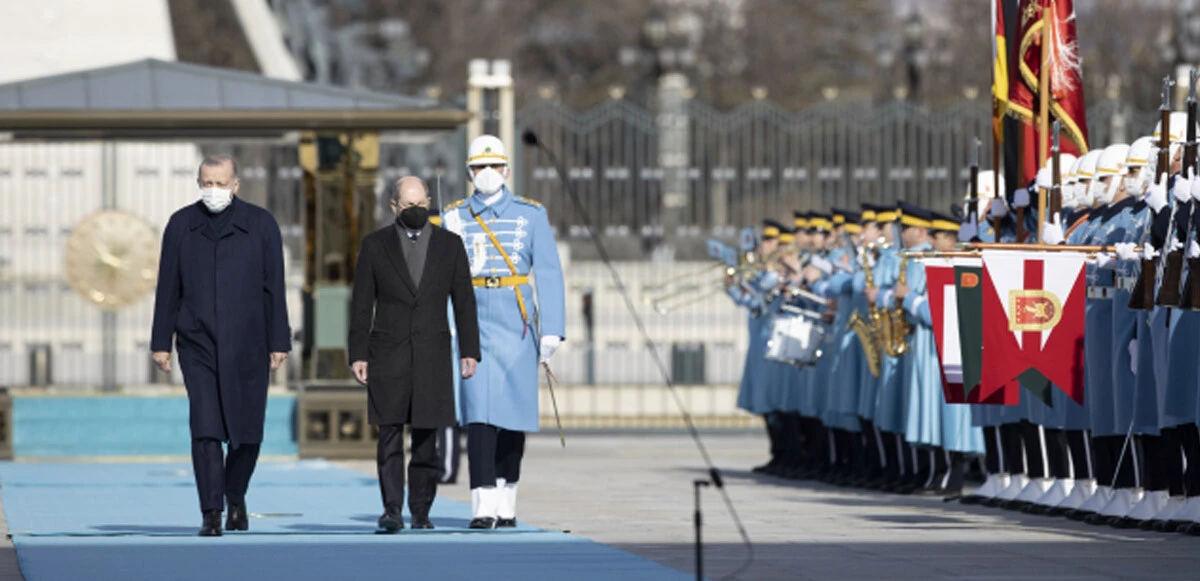Son dakika! Almanya Başbakanı Scholz Ankara'da