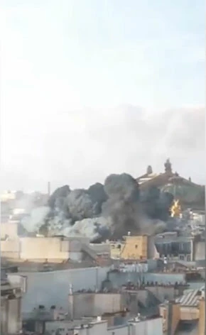 Ukraynalılardan Avrupalıların tüylerini ürperten video! Eyfel'e de bombalar yağdı