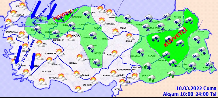 Meteoroloji tarih vererek uyardı! Kar daha da şiddetlenecek (18 Mart hava durumu)