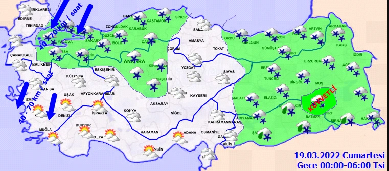 Meteoroloji tarih vererek uyardı! Kar daha da şiddetlenecek (18 Mart hava durumu)