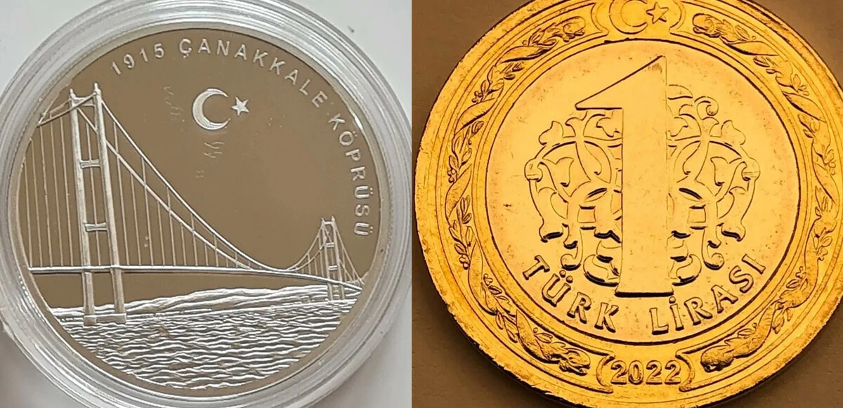 1915 Çanakkale Köprüsü hatıra parası basıldı
