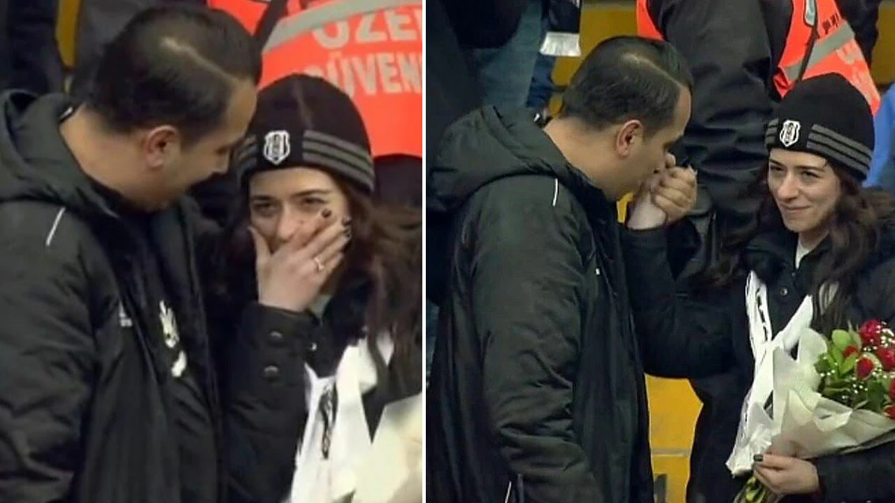 Vodafone Park’ta 19.03’te evlenme teklifi!