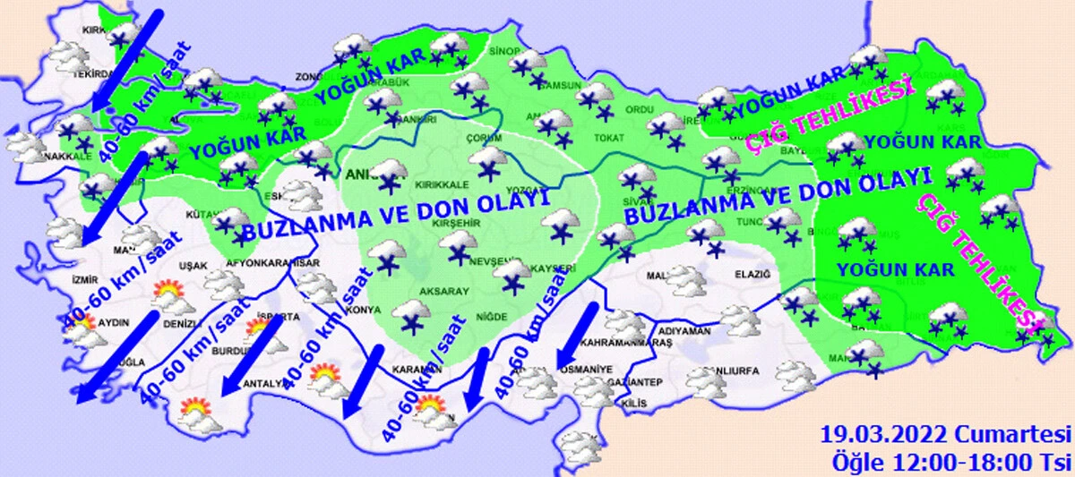Meteoroloji'den yoğun kar uyarısı