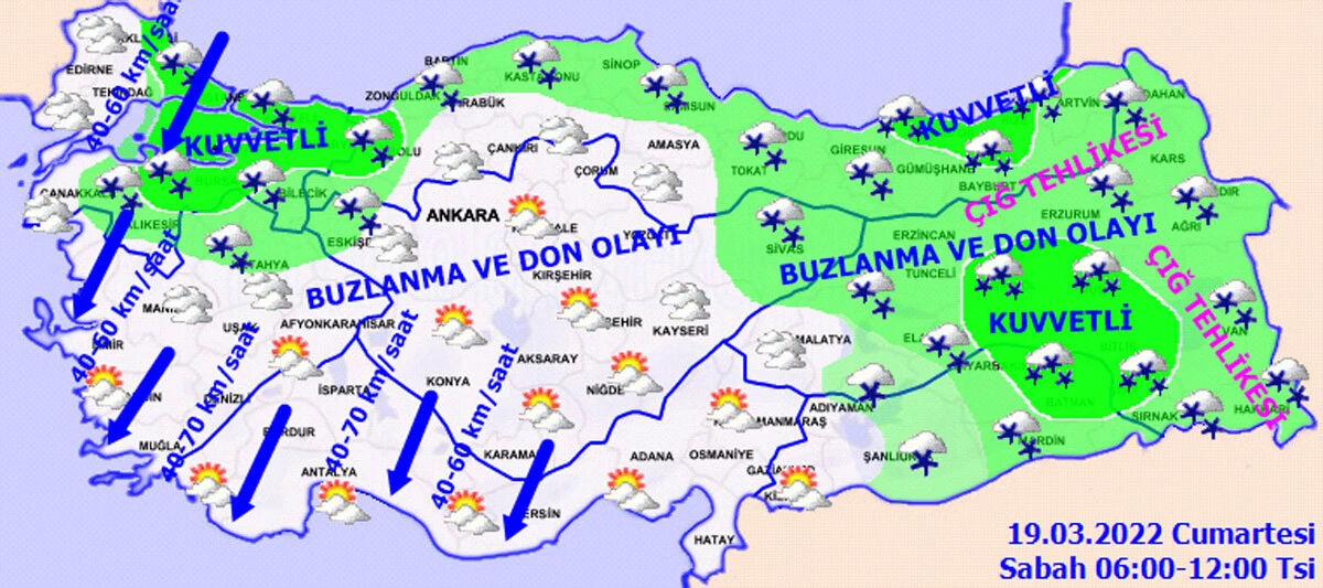 Meteoroloji'den yoğun kar uyarısı