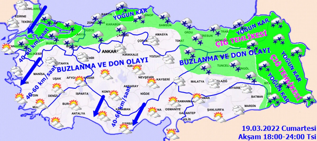 Meteoroloji'den yoğun kar uyarısı