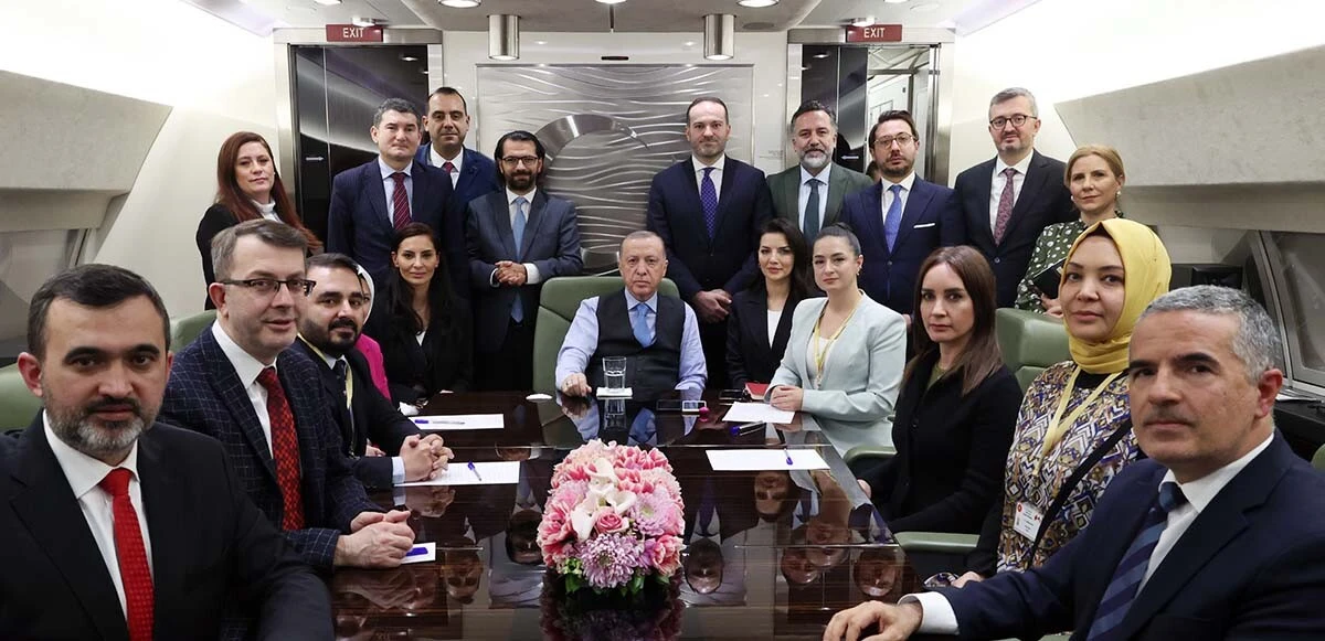 Son dakika! Cumhurbaşkanı Erdoğan uçakta açıkladı: ABD ile F-16 anlaşması yakın