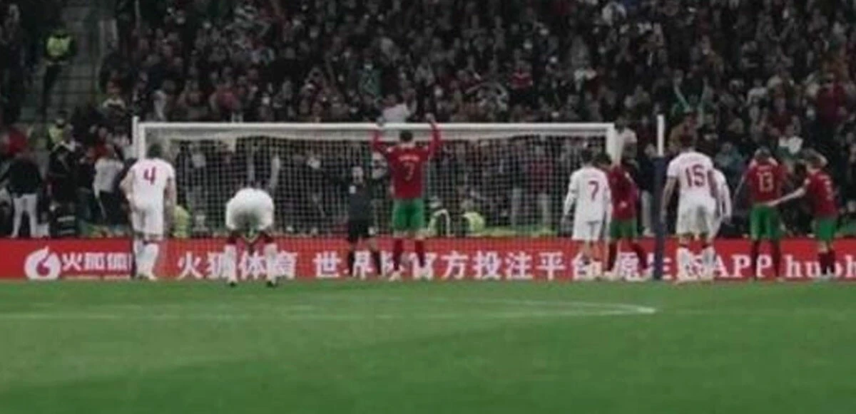 Penaltıda dikkat çeken detay: Burak vurdu, Ronaldo kurtardı