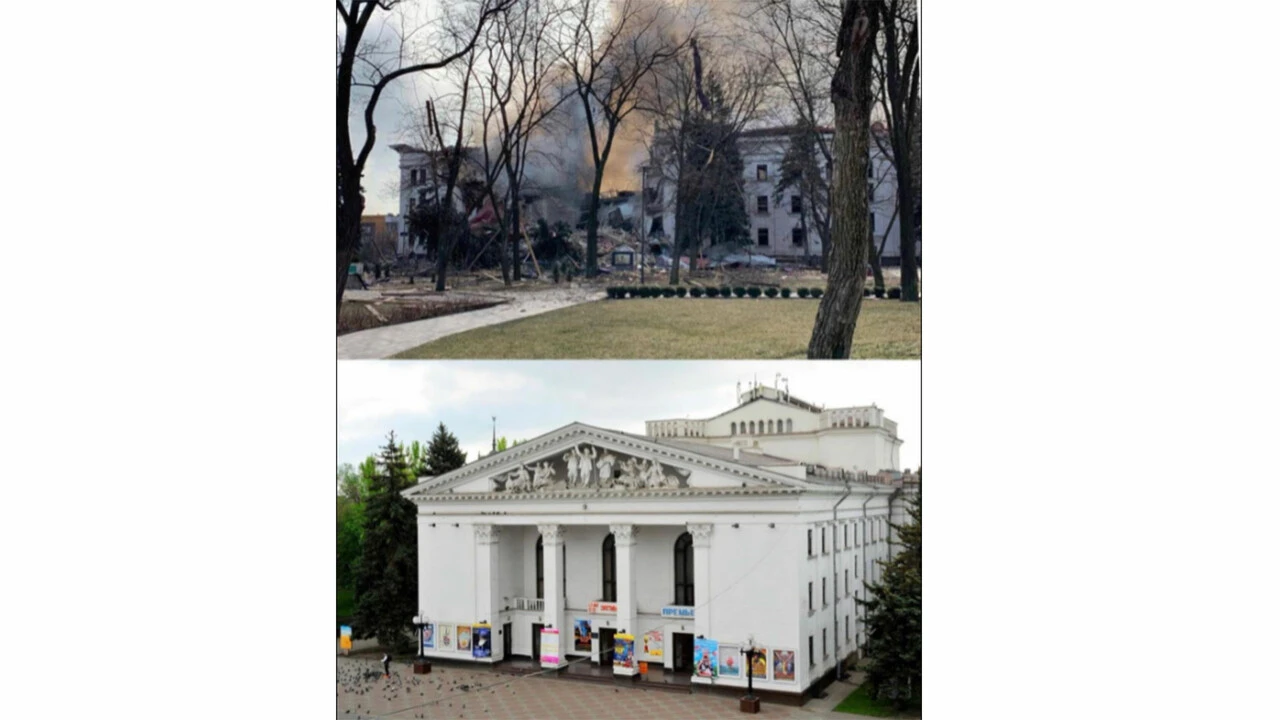 Mariupol'un eski halinden eser yok! Paylaşımlar hasarı gözler önüne serildi