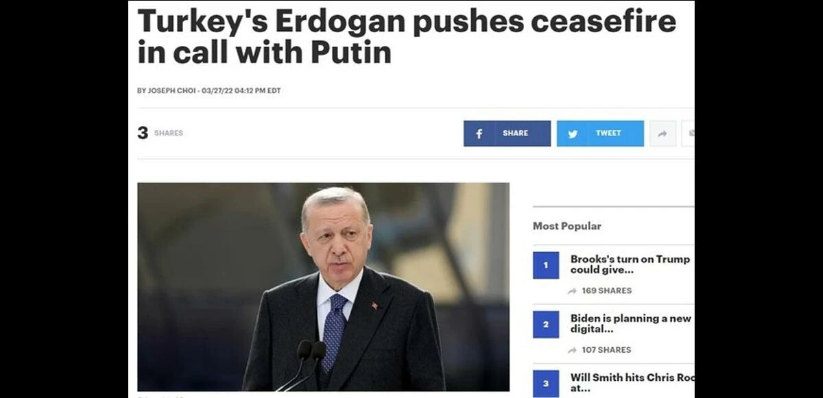 Ukrayna Rusya savaşında Türkiye’nin arabuluculuğu dünya basınında