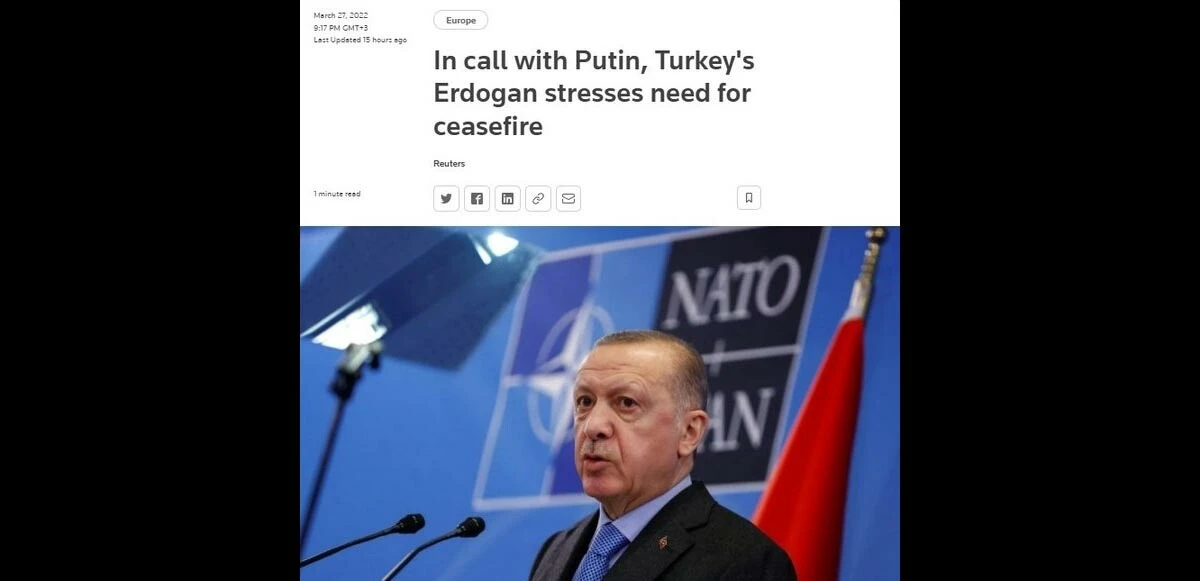 Ukrayna Rusya savaşında Türkiye’nin arabuluculuğu dünya basınında