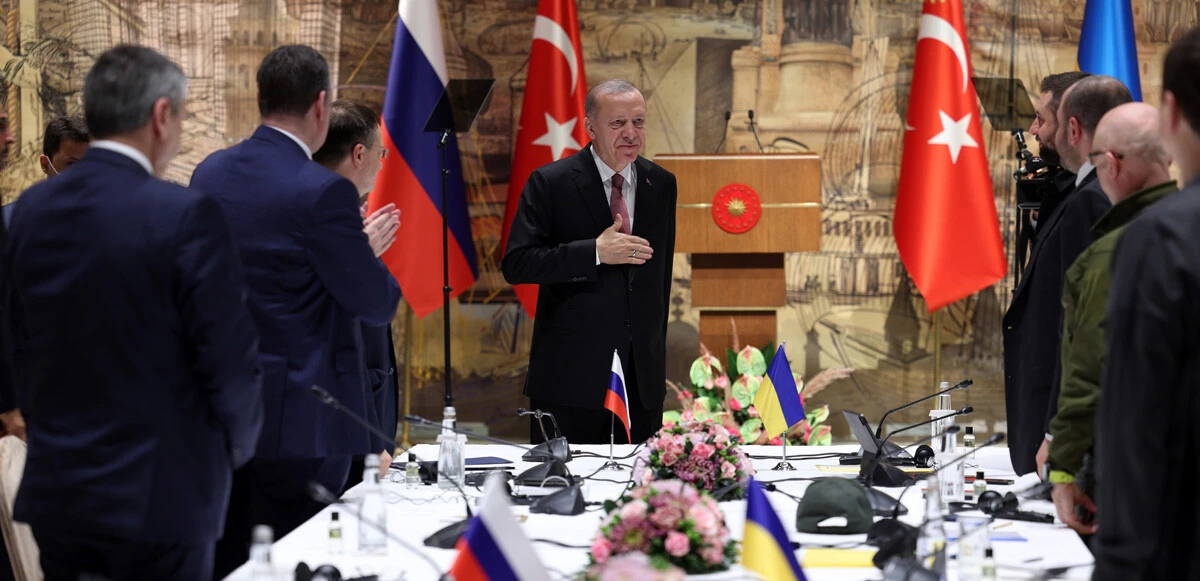 Dolmabahçe'de kurulan 'barış masası' dünya basınında: Erdoğan başardı