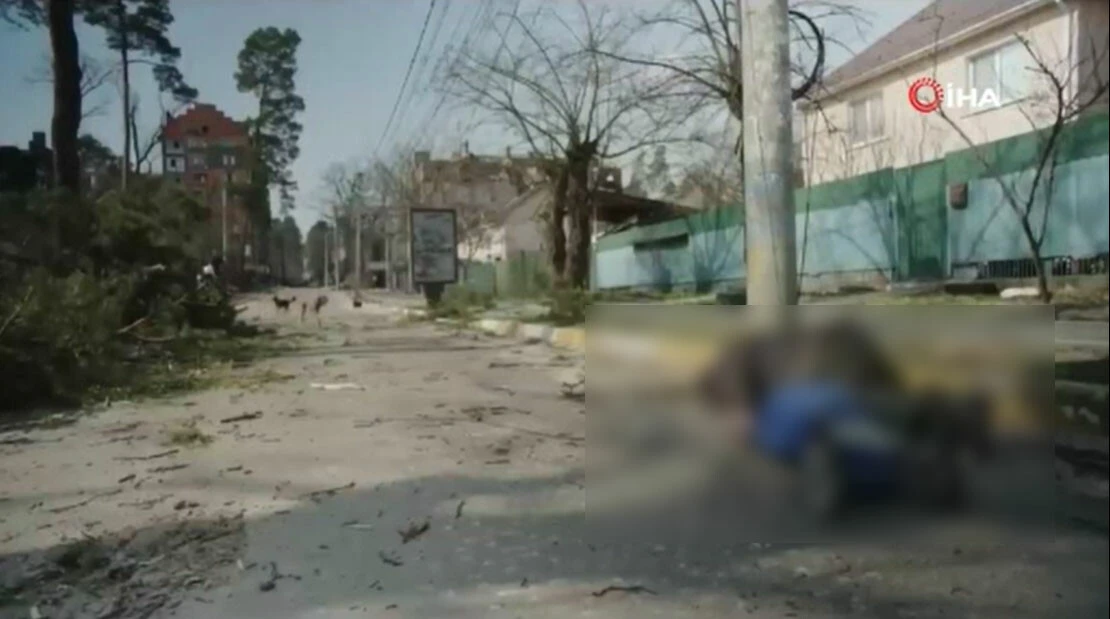 Ruslardan arınan Irpin'de sokaktaki cesetler bile mayınlı!