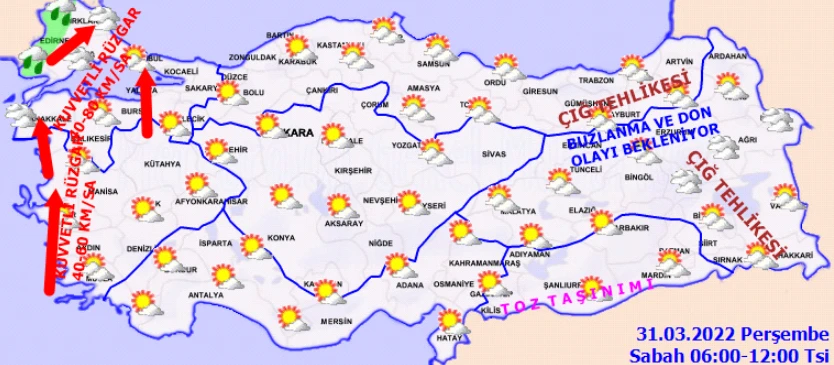 Çanakkale'de feribot seferlerine 'fırtına' engeli