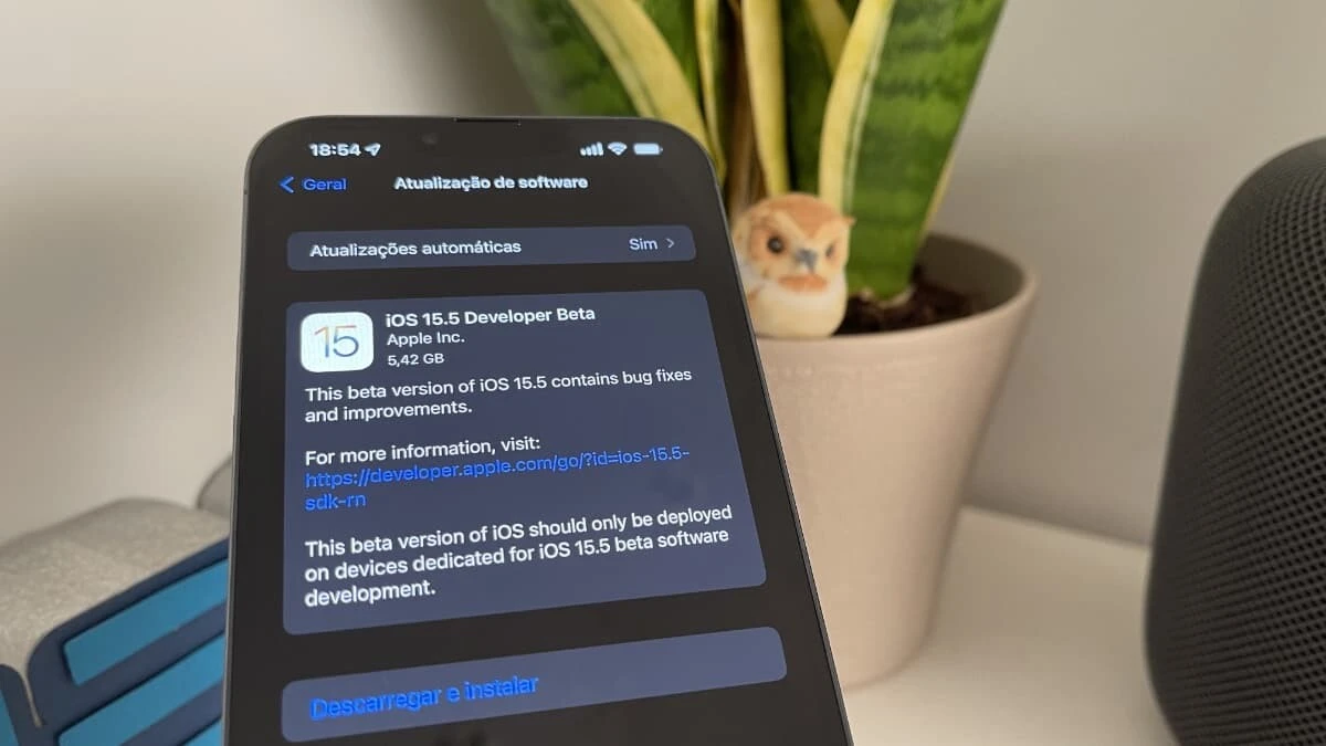 iOS 15.5 Beta 1 güncellemesi çıktı