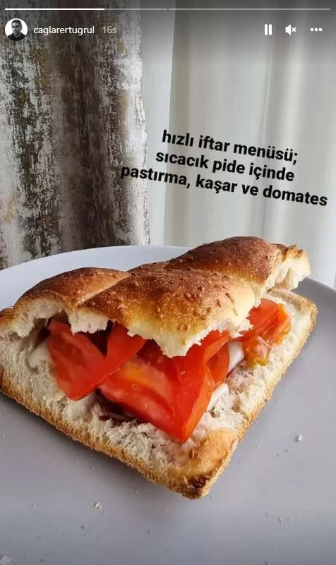 Teşkilat dizisinin Serdar'ı Çağlar Ertuğrul'un iftar menüsü takipçilerini hayran bıraktı!