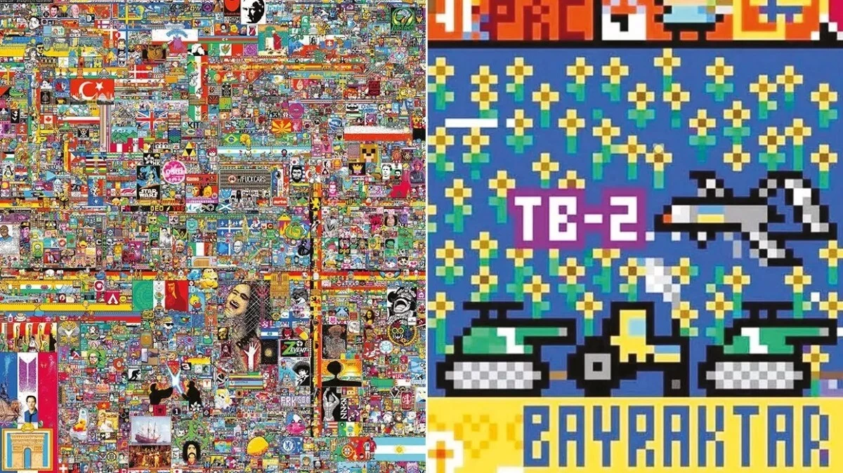 Türk Bayrağı, Atatürk ve Bayraktar TB2: Reddit’in R Place uygulamasına Türk damgası