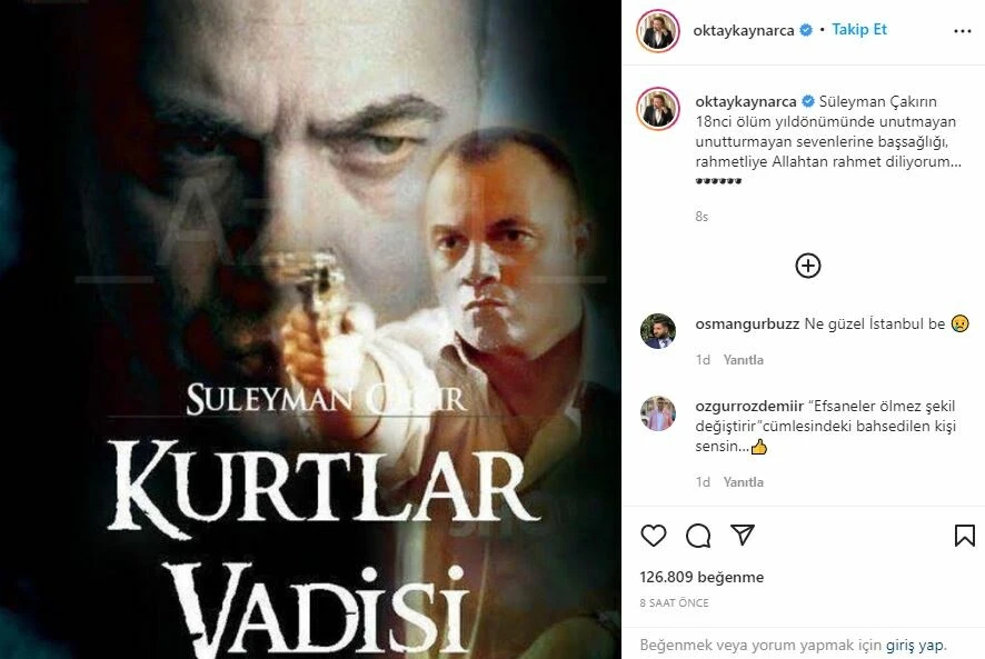 Kurtlar Vadisi’nin efsanesi Süleyman Çakır ölümünün 18. yılında anılıyor