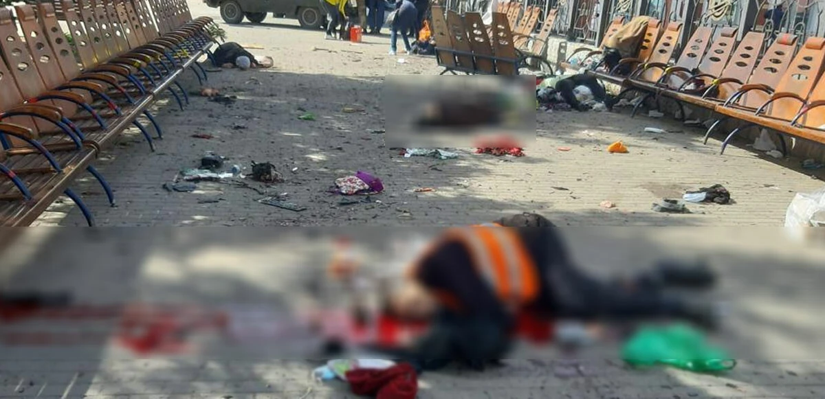 Katliamın bilançosu ağırlaşıyor! Rusya, Ukrayna'da tren istasyonunu vurdu: Ölü ve yaralılar var