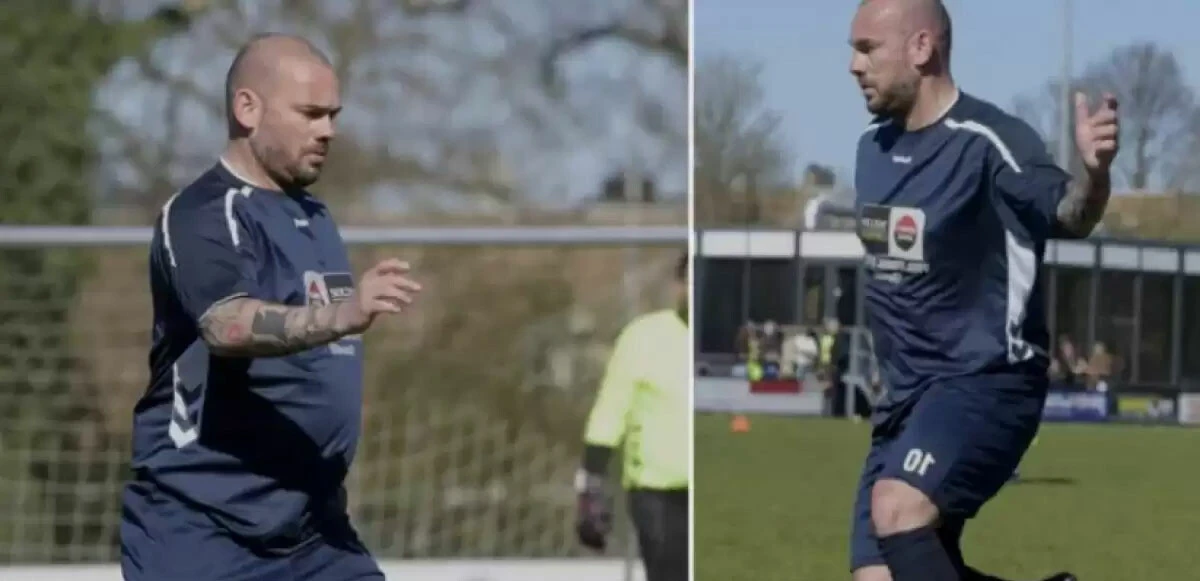 Wesley Sneijder’i görenler tanıyamadı! Aşırı kilosu sosyal medyada gündem oldu