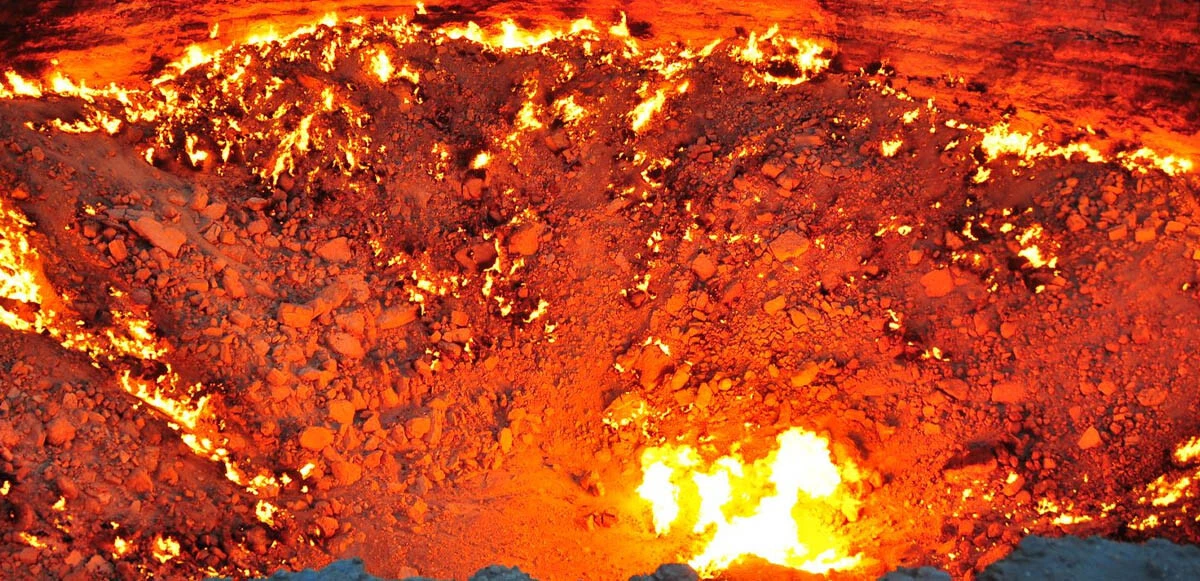 Yıllardır yanan 'Cehennem Kapısı' kapanıyor