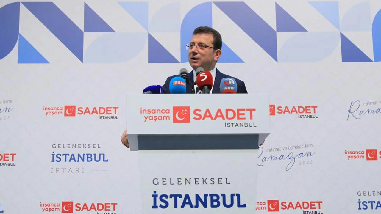 Temel Karamollaoğlu ve Ekrem İmamoğlu iftarda buluştu