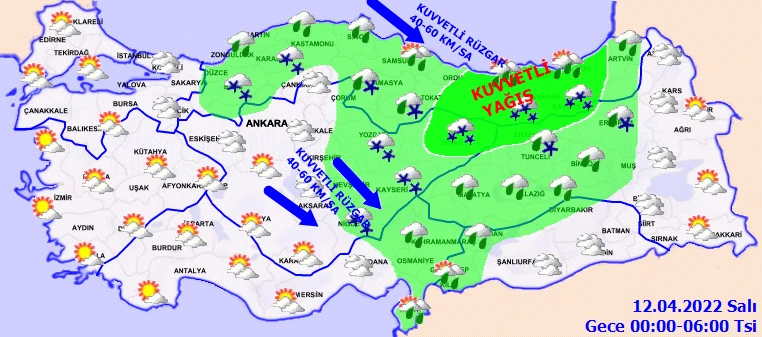 Nisan’da kar alarmı verilmişti: Beklenen gün geldi, sıcaklık düştü! Meteoroloji’den 6 kente uyarı