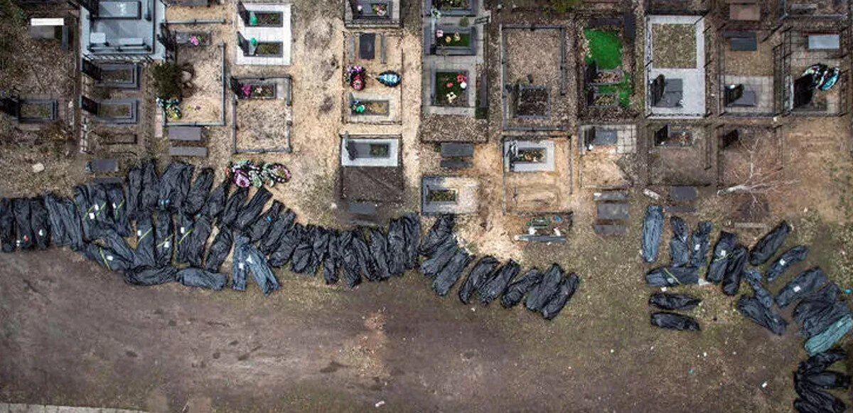 Kiev'de oğlunun cesedini kuyuda gören annenin feryadı yürekleri burktu