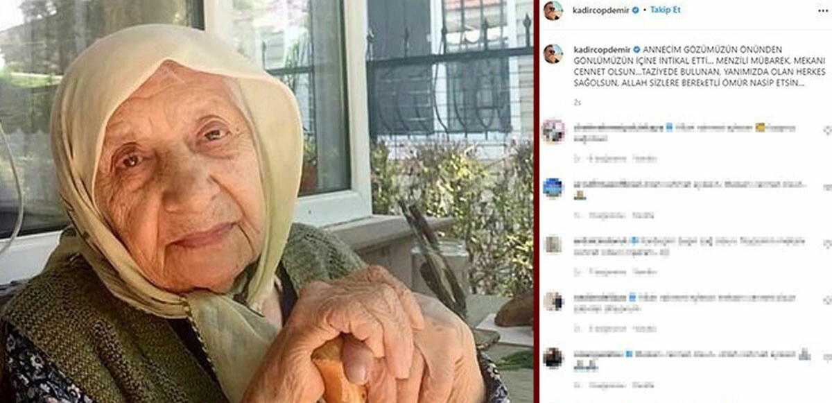 Ekmek Teknesi’nin Kirli’sinin acı günü! Kadir Çöpdemir’in annesi Ayşe Çöpdemir hayatını kaybetti