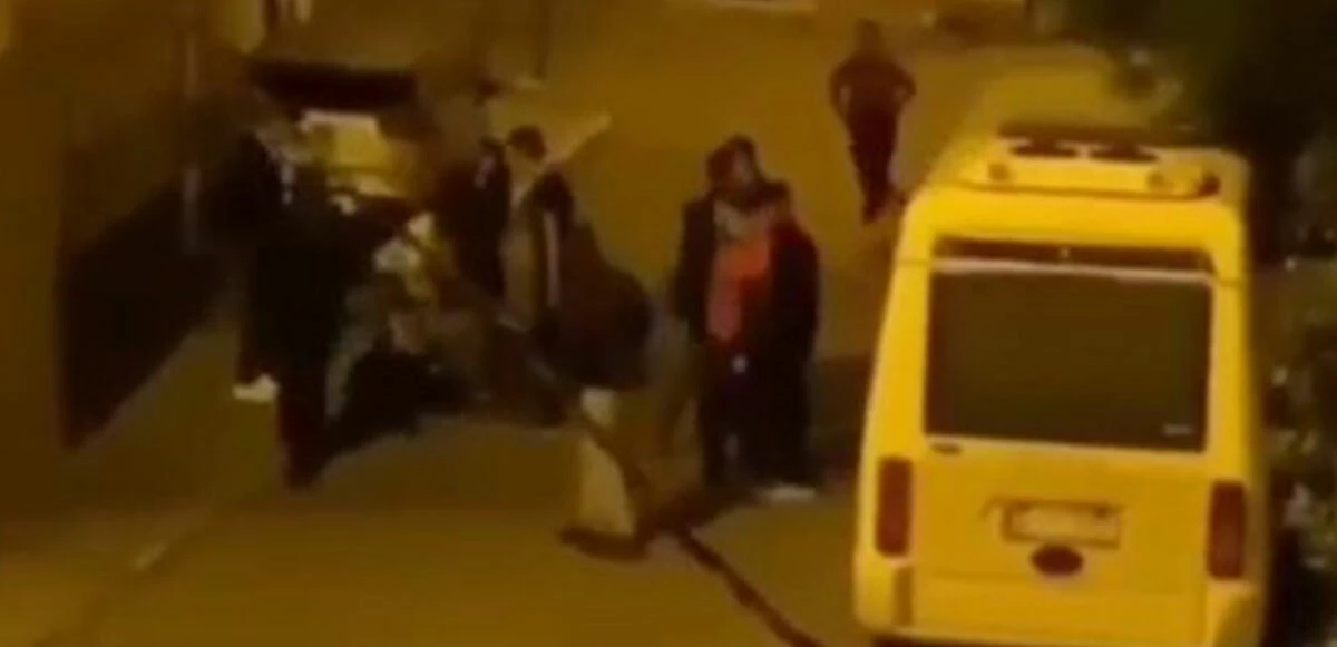 Pendik’te dehşet anları: Anne kucağındaki çocuk ile darp edildi