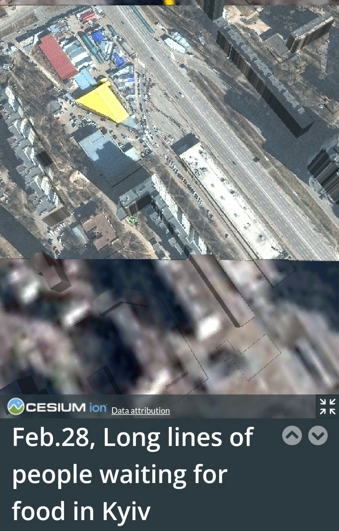 Ukrayna'daki yıkımı gösteren 3 boyutlu harita: Uydu görüntüleri ve İHA'lardan yardım aldılar