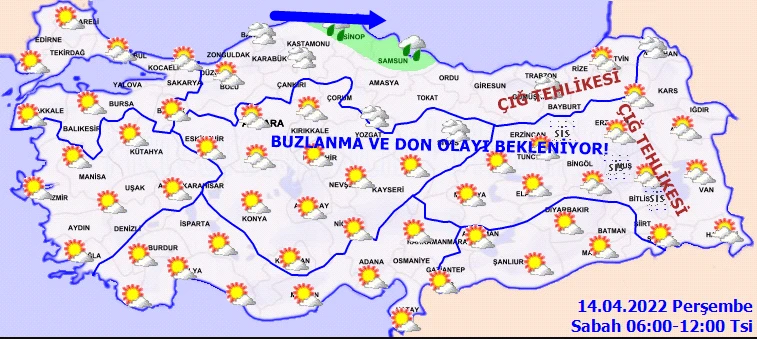 Meteoroloji tarih vererek uyardı! Şiddetli sağanak geliyor ( 14 Nisan hava durumu)