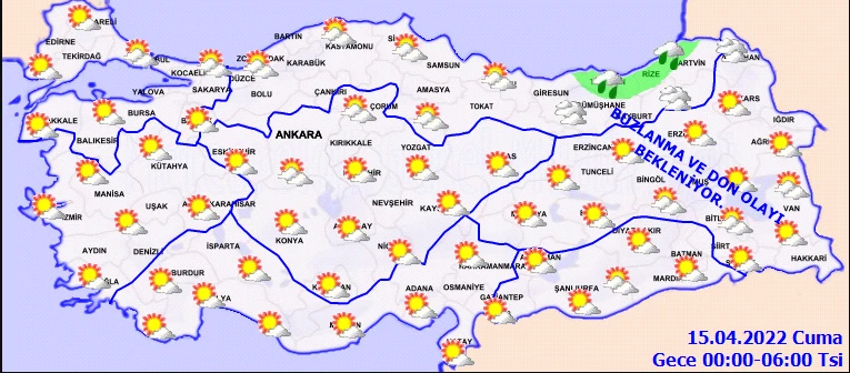 Meteoroloji tarih vererek uyardı! Şiddetli sağanak geliyor ( 14 Nisan hava durumu)