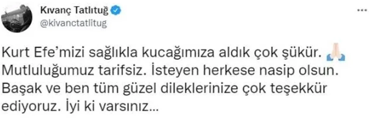 Kurt Efe doğdu! Kıvanç Tatlıtuğ ve Başak Dizer çifti oğluna kavuştu: Altın sarısı saçları…