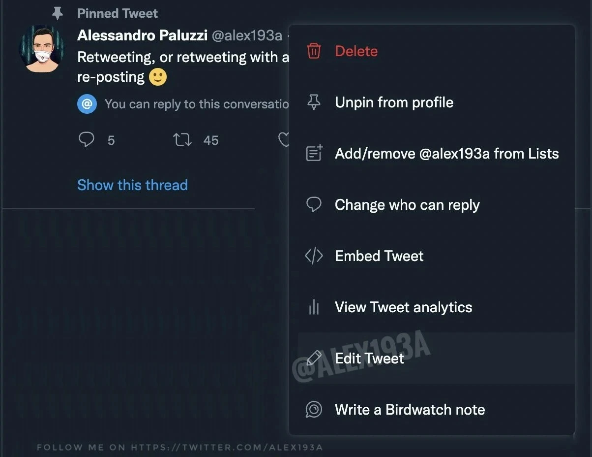 Twitter'ın yeni tweet düzenleme işlevi böyle çalışacak