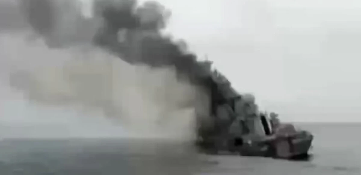 Moskva'nın batmadan önceki son fotoğrafları sızdı