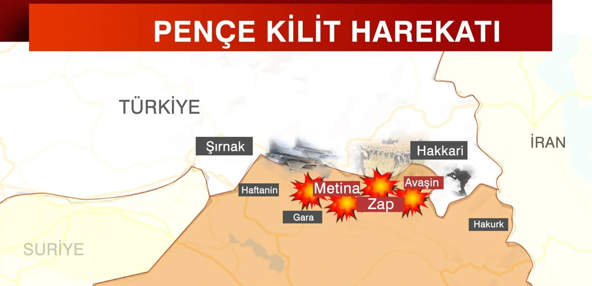 Kuzey Irak'ta PKK'ya Pençe-Kilit darbesi: Tüm hedefler yerle bir edildi! İşte o nefes kesen anlar