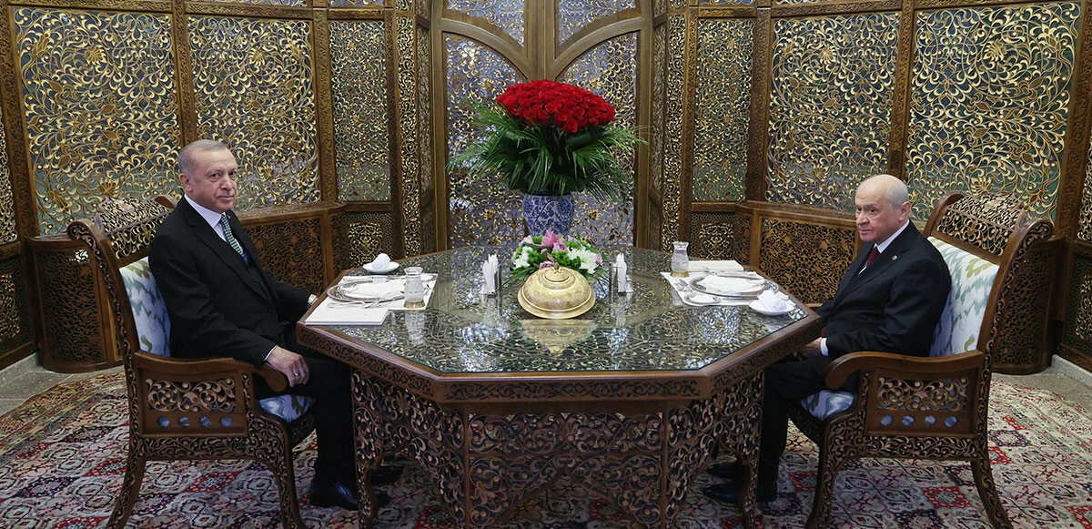 Cumhurbaşkanı Erdoğan iftarını Bahçeli ile yaptı