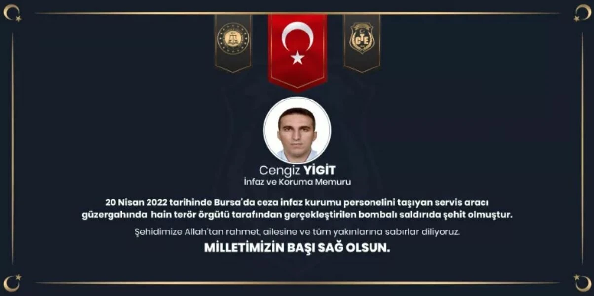 Bursa’daki saldırıda şehit olan Cengiz Yiğit ile ilgili kahreden detay: Geçici görevdeydi