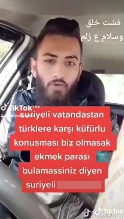 Sosyal medyada küfür eden Suriyeli gözaltına alındı