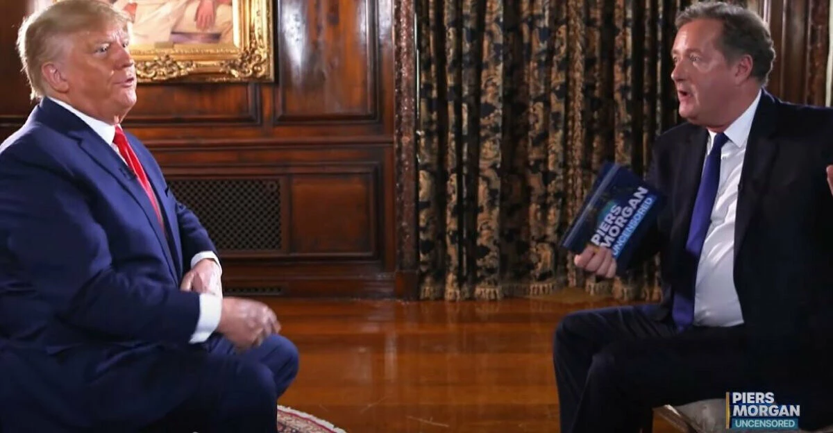 Donald Trump'ı çıldırtan seçim sorusu! Hakaretler savurup yayını terk etti