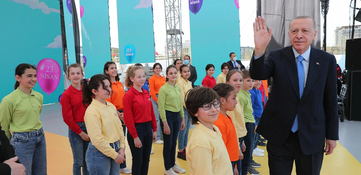 Erdoğan'dan 23 Nisan mesajı: Barış, adalet ve kardeşlik dolu dünya vurgusu