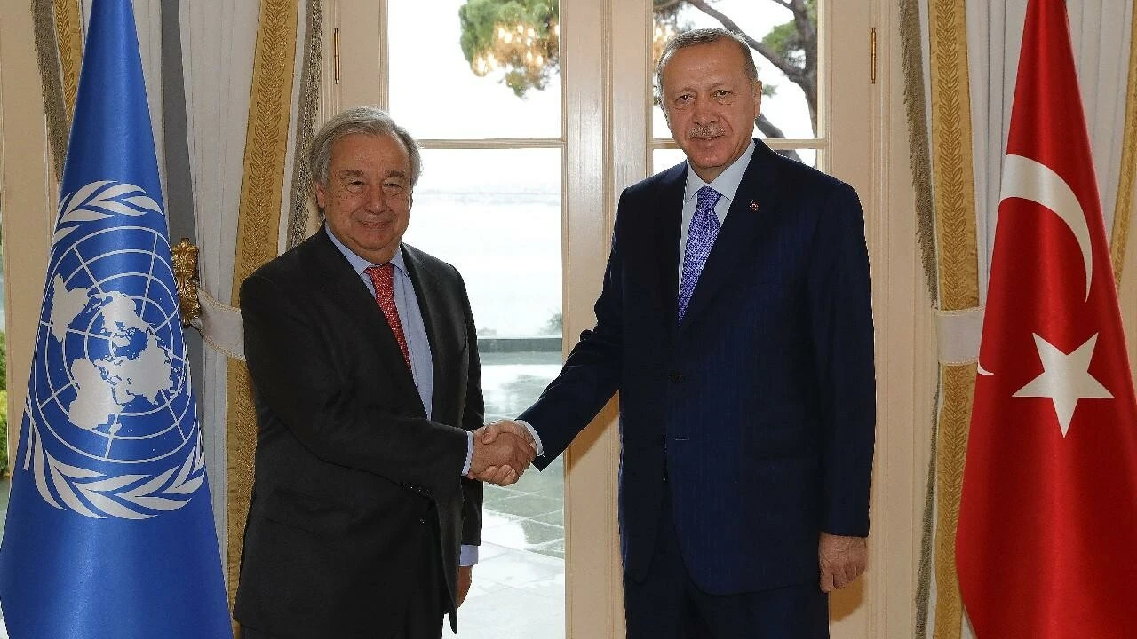 Cumhurbaşkanı Erdoğan BM Genel Sekreteri Antonio Guterres'i kabul edecek