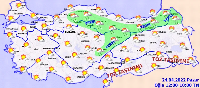 Güneşe kısa süreli veda! Meteoroloji tarih vererek uyardı: Yağmur geliyor (24 Nisan hava durumu)
