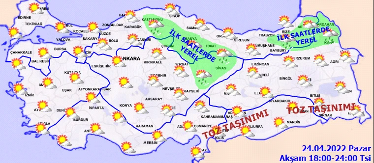 Güneşe kısa süreli veda! Meteoroloji tarih vererek uyardı: Yağmur geliyor (24 Nisan hava durumu)