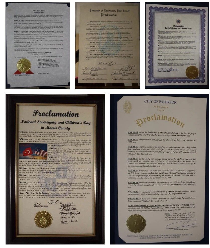 ABD’de her 23 Nisan’da Türk bayrağı dalgalanacak