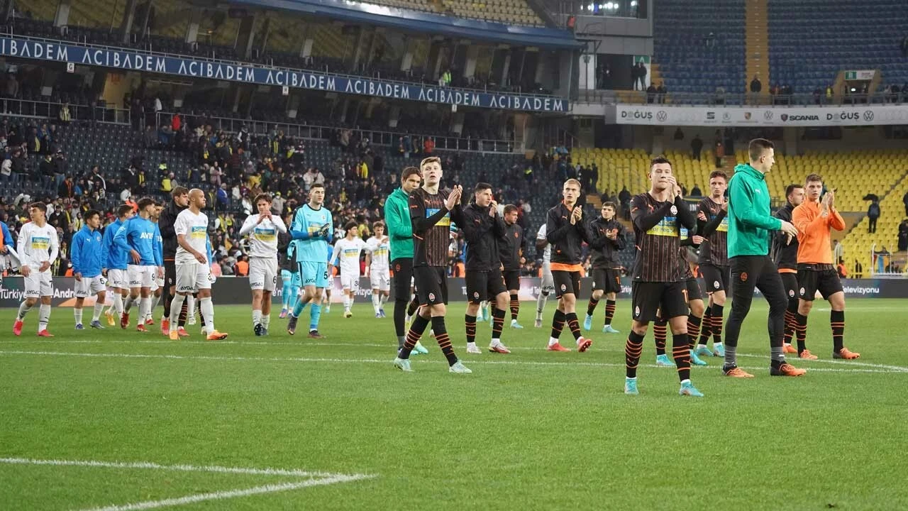 Fenerbahçe-Shakhtar Donetsk maçından Ukrayna'ya dev bağış