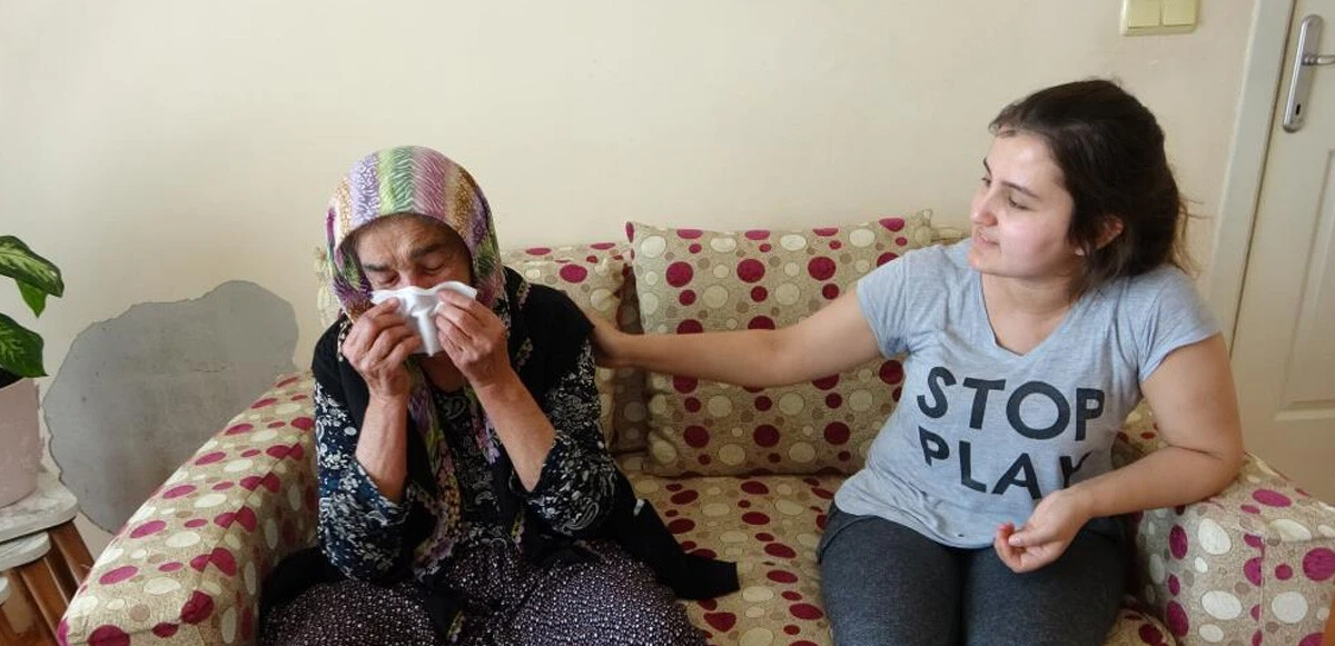 Oğulları ve gelinlerinden şiddet gören Elif nine gözyaşlarına boğuldu