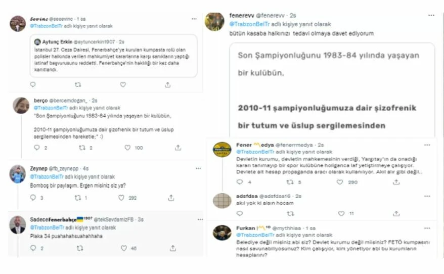 Trabzon Büyükşehir Belediyesi'nden Fenerbahçelileri çıldırtan paylaşım!